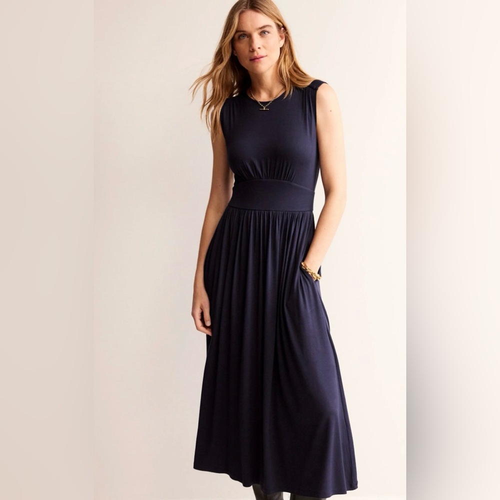 Boden Thea Dress - Navy